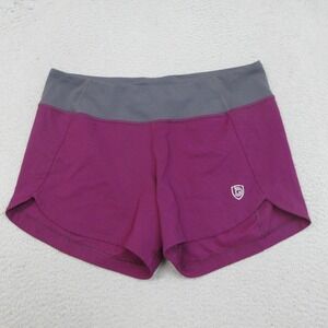Goal Five Shorts Womens Large Purple Gray Athletic Soccer Running Gym Training